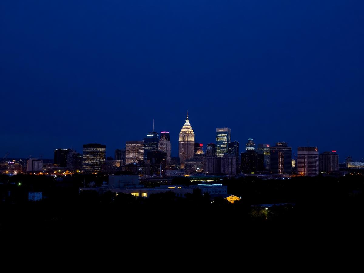 San Antonio, Texas skyline at dusk